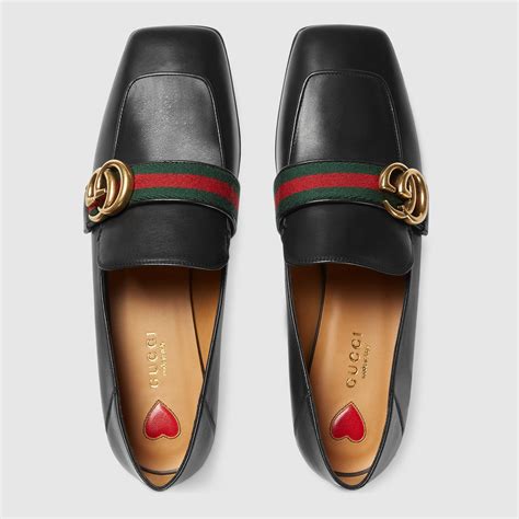 gucci loafer double g|Gucci lace up loafers.